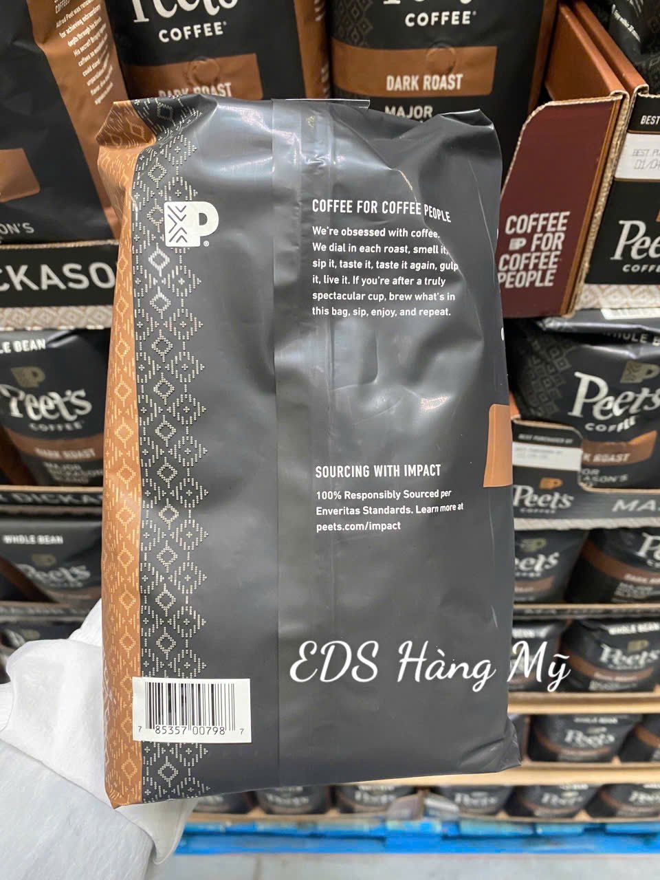 Cà phê rang nguyên chất Peet's Coffee