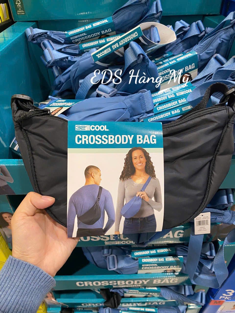 Túi bao tử, túi đeo chéo unisex 32 Cool Crossbody Bag