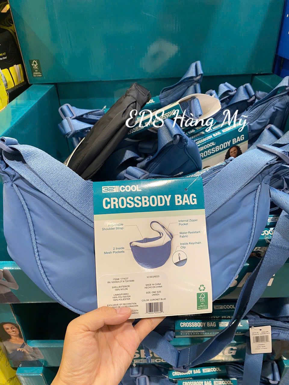 Túi bao tử, túi đeo chéo unisex 32 Cool Crossbody Bag