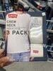 Set 3 áo thun nam cổ tròn tay ngắn Levi's Men's Crew Neck Premium Cotton