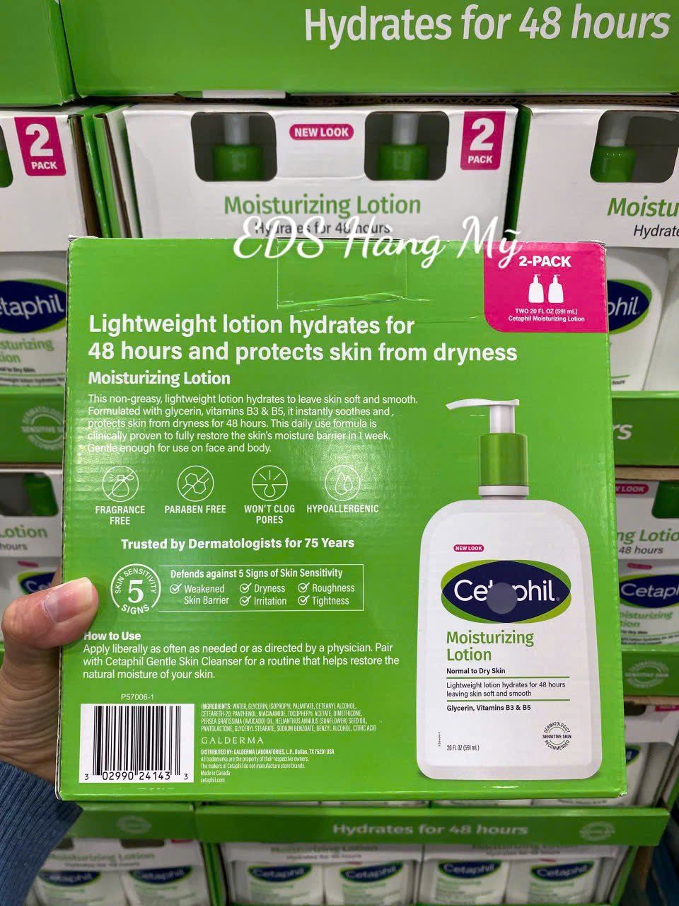 Dưỡng thể dành cho da khô và da nhạy cảm Cetaphil Moisturizing Lotion