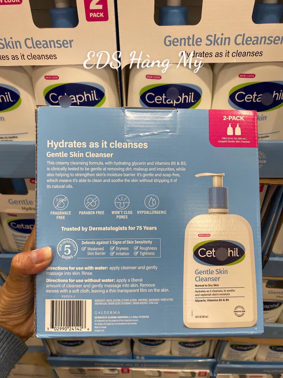 Sữa rửa mặt Cetaphil Gentle Skin Cleanser