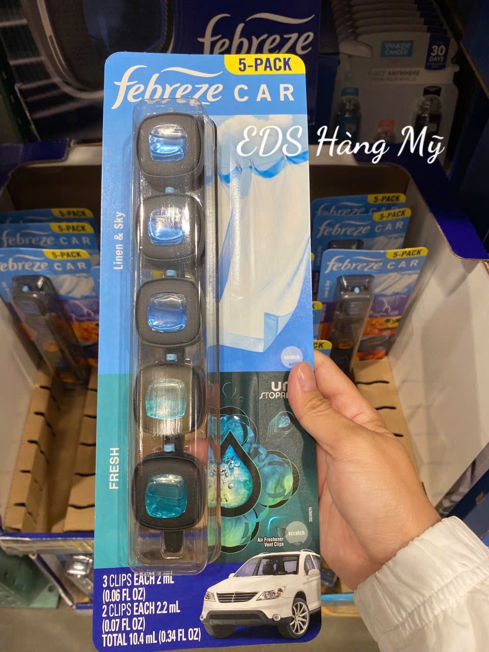 Nước hoa thơm phòng/xe hơi Febreze Car