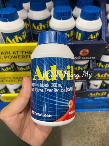  Viên uống giảm đau hạ sốt không steroid Advil 