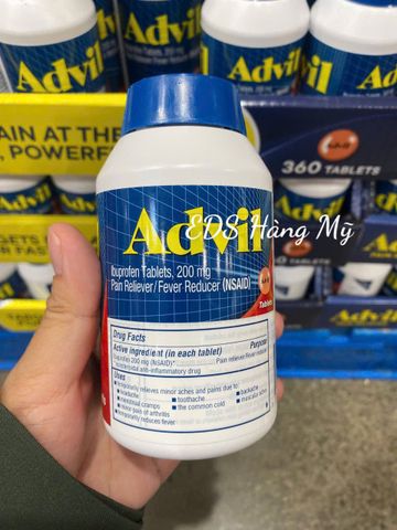  Viên uống giảm đau hạ sốt không steroid Advil 