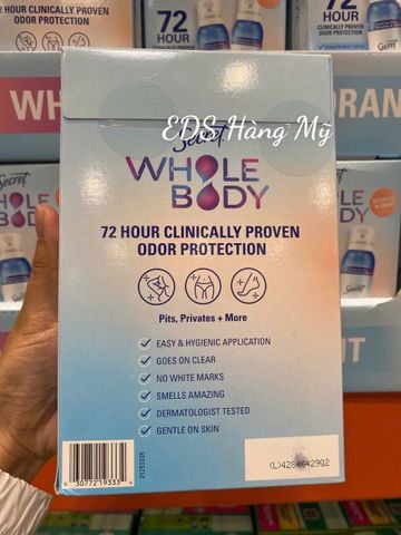 Xịt thơm toàn thân hương hoa đào và vani Serect Whole Body 