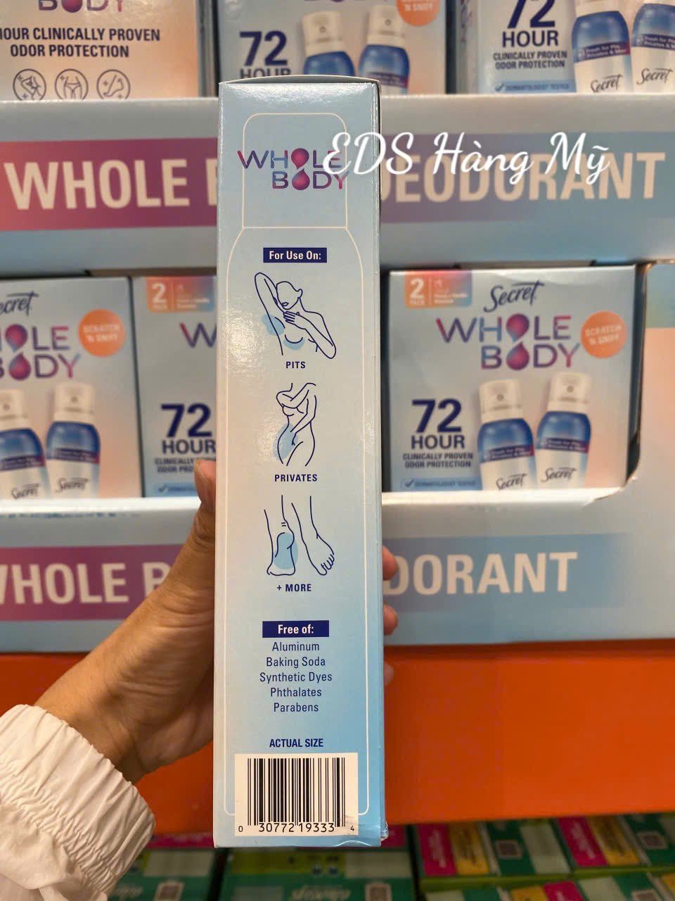 Xịt thơm toàn thân hương hoa đào và vani Serect Whole Body
