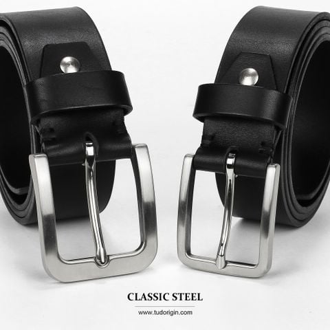 Thắt lưng nam CLASSIC Steel - Black 1