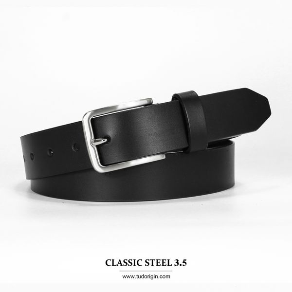 Thắt lưng nam CLASSIC Steel - 3.5CM - Black 1