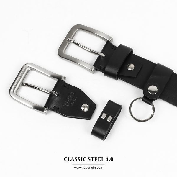 Thắt lưng nam CLASSIC Steel - Black 3