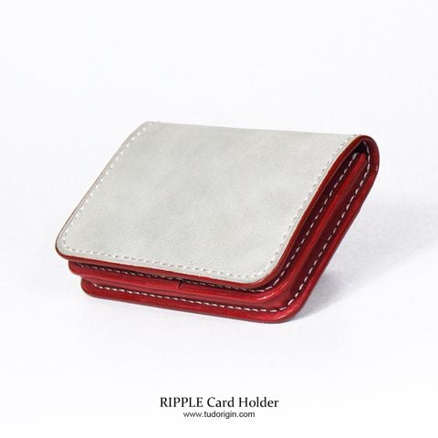 Ví Card Holder RIPPLE - Gray/Red