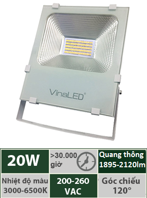 Đèn Led Pha 20W Vinaled FL-AG20