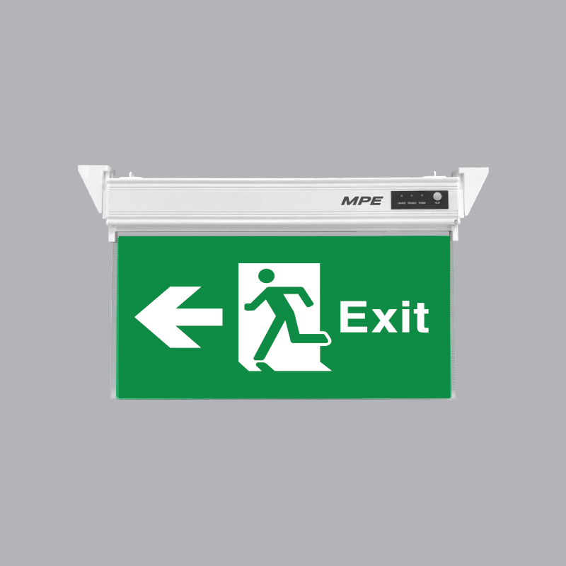 Đèn Exit MPE EXL (một mặt trái)