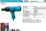 MÁY SIẾT BU LÔNG MAKITA 6905H CHÍNH HÃNG
