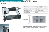 SÚNG BẮN ĐINH ĐỒNG P6/25 MAKITA AF201Z CHÍNH HÃNG - GIÁ TỐT
