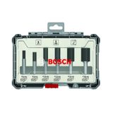 BỘ MŨI PHAY THẲNG 6 MÓN BOSCH 2607017467