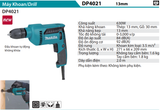 MÁY KHOAN 13MM-630W MAKITA DP4021 CHÍNH HÃNG - GIÁ TỐT