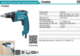 MÁY VẶN VÍT / THẠCH CAO 570W MAKITA FS4000 CHÍNH HÃNG