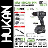 Máy Khoan Pin 13mm HUKAN HM21-G2-Z1700