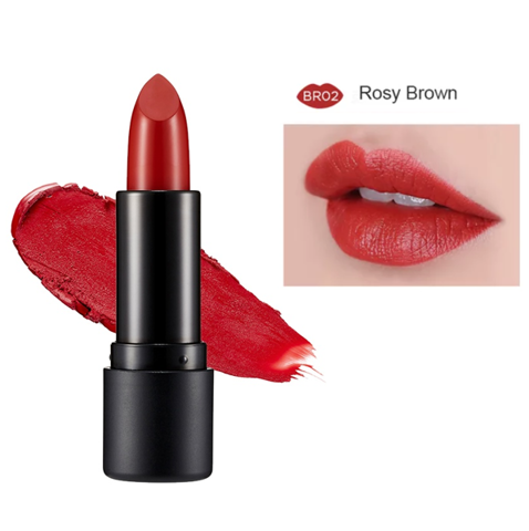  [FMGT] Son Thỏi Dưỡng Ẩm ROUGE SATIN MOISTURE 3.6g BR02 Rosy Brown 