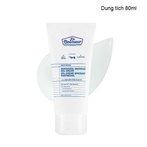  Kem Dưỡng Da DR.BELMEUR DAILY REPAIR PANTHENOL SOOTHING GEL CREAM 80ml 