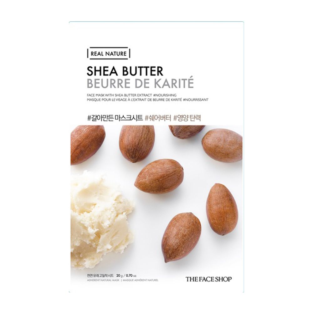  Mặt Nạ Phục Hồi Và Cung Cấp Độ Ẩm THEFACESHOP REAL NATURE SHEA BUTTER FACE MASK 20g (GZ) 