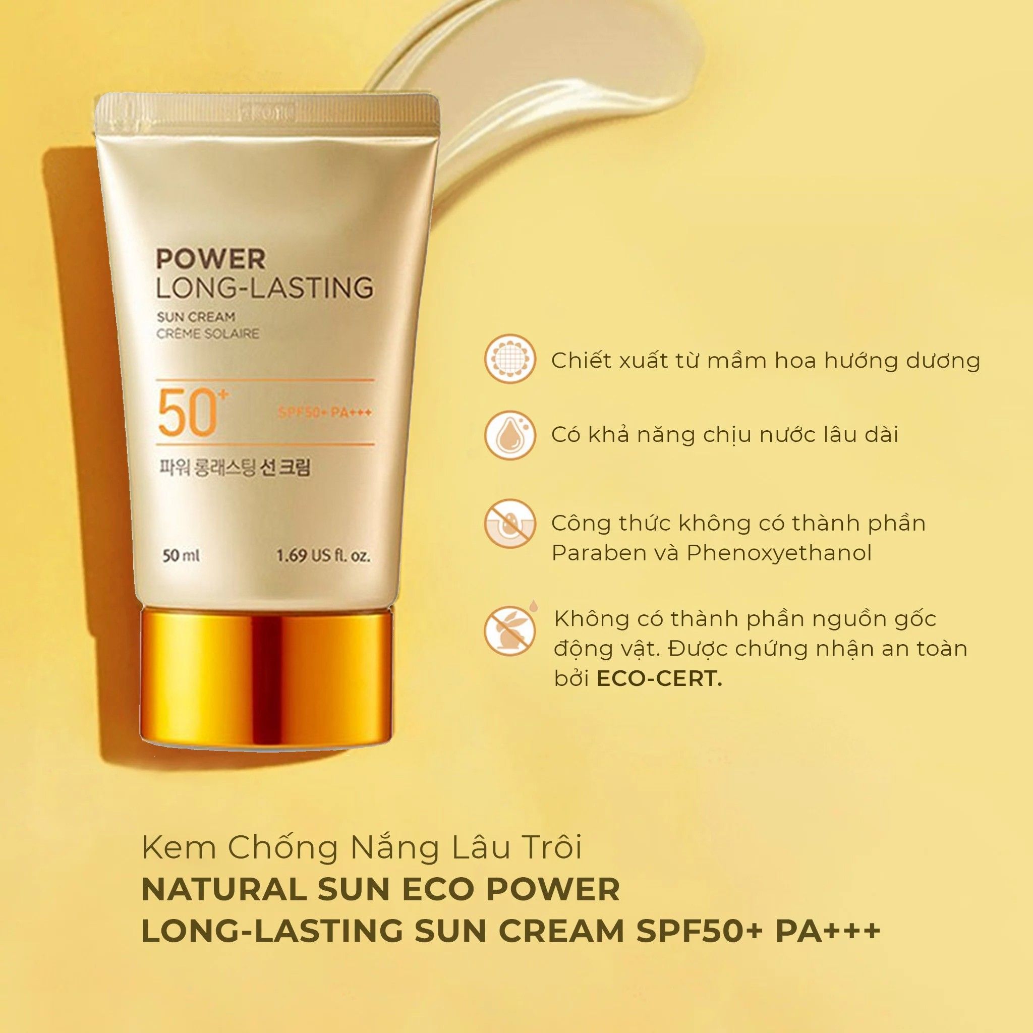 the face shop natural sun eco power long lasting sun cream