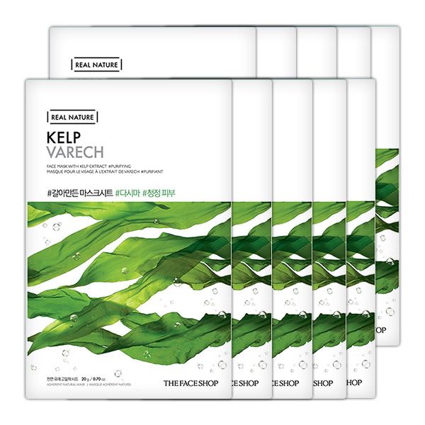  Mặt Nạ Giấy Thanh Lọc Da THEFACESHOP THEFACESHOP KELP (SET 10PCS) 