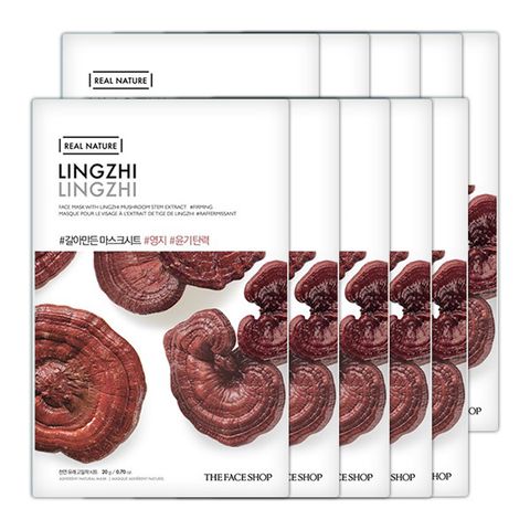 THEFACESHOP REAL NATURE LINGZHI FACE MASK 