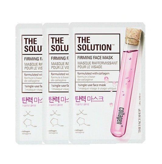  Mặt Nạ Giúp Da Săn Chắc THE SOLUTION FIRMING FACE MASK (SET 3PCS) 