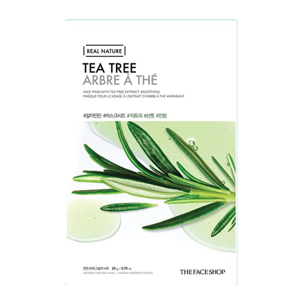  Mặt Nạ Thanh Lọc Da THEFACESHOP REAL NATURE TEA TREE FACE MASK 