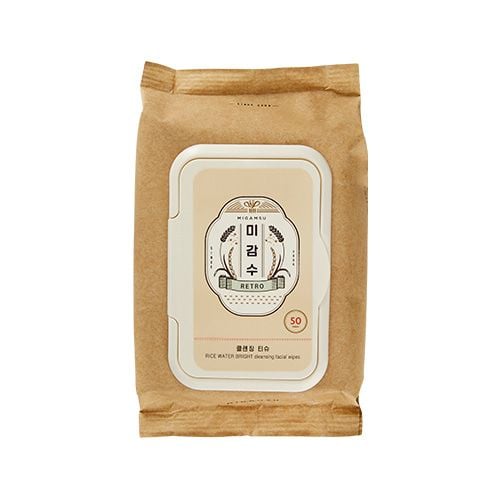  [SPECIAL EDITION] Khăn Giấy Tẩy Trang Làm Sáng Da THEFACESHOP RICE WATER BRIGHT CLEANSING WIPES 