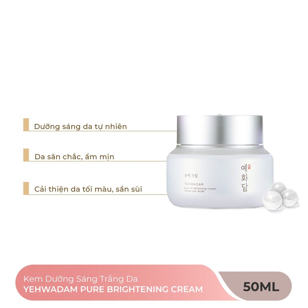  Kem Dưỡng Sáng Trắng Da YEHWADAM PURE BRIGHTENING CREAM 50ml 