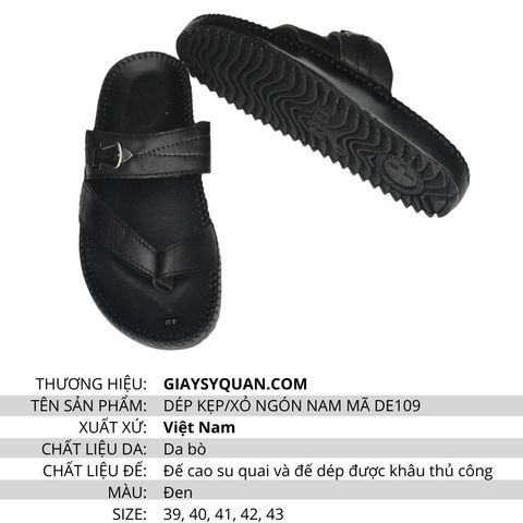 DÉP KẸP/XỎ NGÓN NAM - DE109