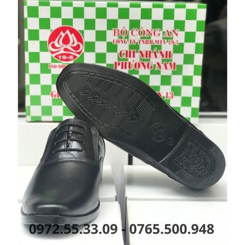 Giày Da Nam Nappa Cao Cấp Mã PN13 (Kiểu Giày Công An Cấp Tướng )