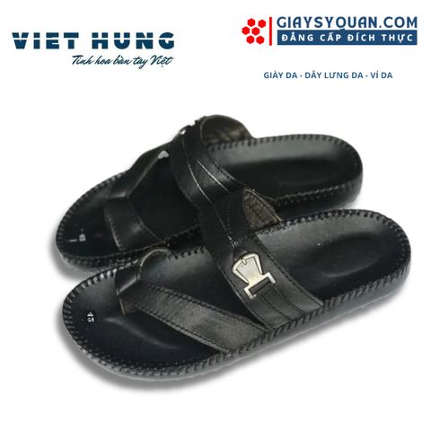 Dép Kẹp/Xỏ Ngón Nam Mã Dep109 Chất Liệu Da Thật Kiểu Dáng Thời Trang