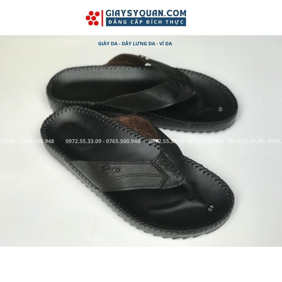 Dép Kẹp/Xỏ Ngón Nam Mã Dep108 Chất Liệu Da Cao Cấp Đế Và Quai Khâu Thủ Công Chắc Chắn