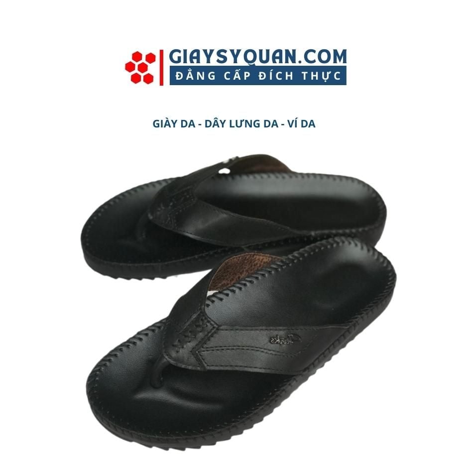 Dép Kẹp/Xỏ Ngón Nam Mã Dep108 Chất Liệu Da Cao Cấp Đế Và Quai Khâu Thủ Công Chắc Chắn