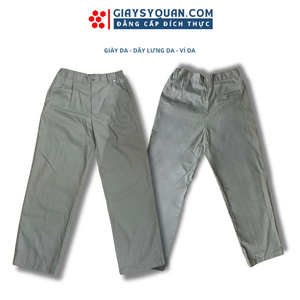 QUẦN LAO ĐỘNG NAM CHẤT LIỆU VẢI CAO CẤP THOÁNG MÁT ĐƯỜNG MAY TỈ MỈ CHẮC CHẮN NHIỀU KÍCH CỠ