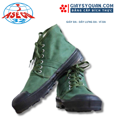 Giày Vải Lính Xanh Bộ Đội Công Ty 32 (Aseco 32)