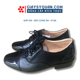 Giày Tây Nam Công Sở , Giày Sĩ Quan Cao Cấp Phom Chuẩn, Giày Đồng Phục Nhân Viên, Giày Cho Nhân Viên Bảo Vệ. Sang Trọng Thanh Lịch , Chống Mài Mòn Chống Trượt Mã 120