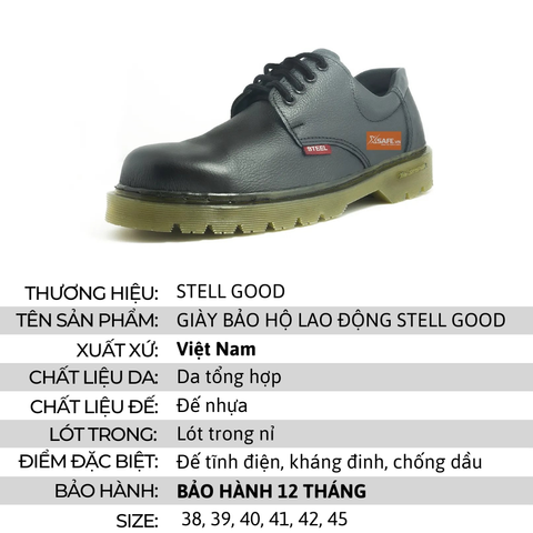 Giày Bảo Hộ Lao Động Still Good Đế Tĩnh Điện Chống Trơn Trượt Tốt
