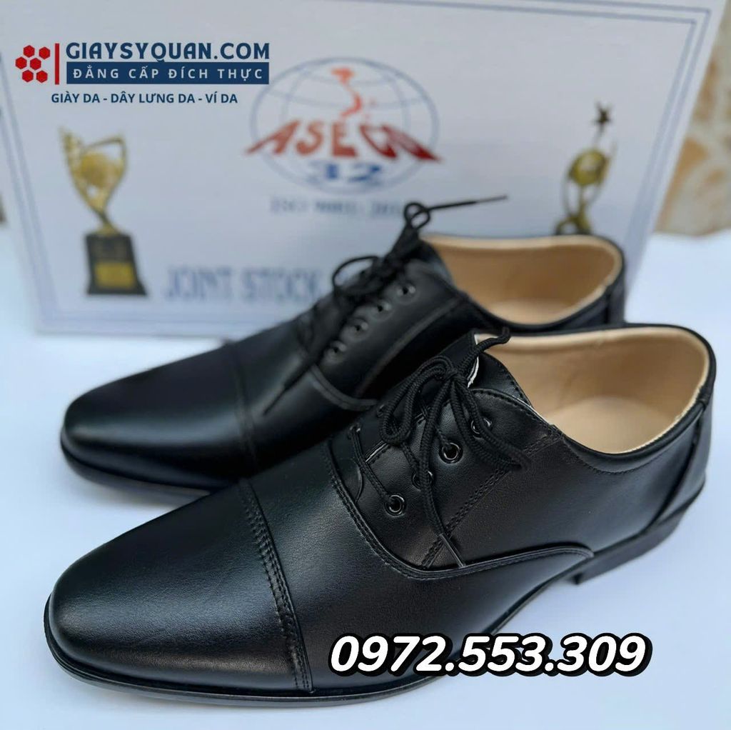 Giày Da Nam 05AN Mẫu Giày CAX - ANTT (An Ninh Trật Tự) Công Ty 32 sản xuất