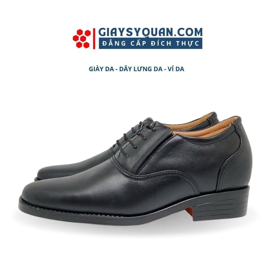 Giày lười nam tăng chiều cao da thật đen bóng GNK37 - Shop giày da, giày  thể thao nam tại Hà Nội