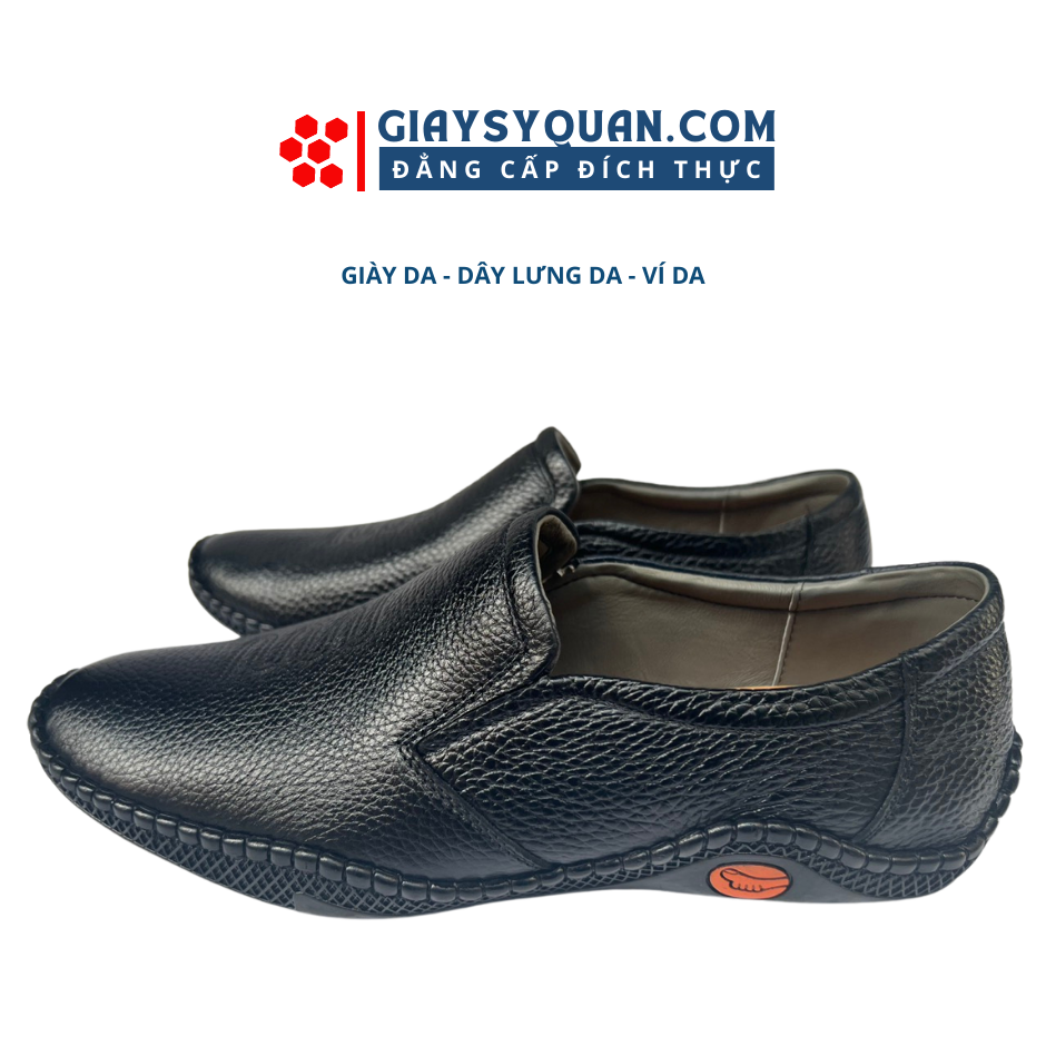 GIÀY DA NAM MIU - ĐEN