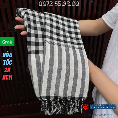 Khăn Rằn Nam Bộ Cao Cấp Đất Phương Nam 100% Cotton Mềm Mại Size Lớn 170 X 60 cm