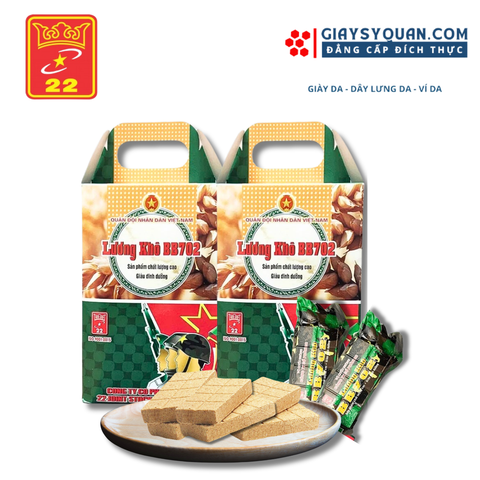 Lương Khô Quân Đội BB702 Công Ty 22 - 1 Hộp 10 Phong 700G