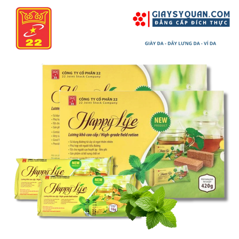 Lương Khô Quân Đội Ăn Kiêng Happy Life Dành Cho Người Tiểu Đường, Cao Huyết Áp, Béo Phì, Tim Mạch