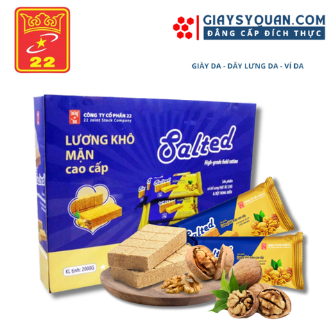 Lương Khô Mặn Salted Hộp 2Kg