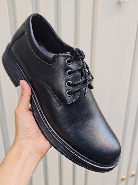 [ SALE XẢ KHO] GIÀY DERBY NAM DA BÒ - D24 ĐEN - Phong cách thời thượng